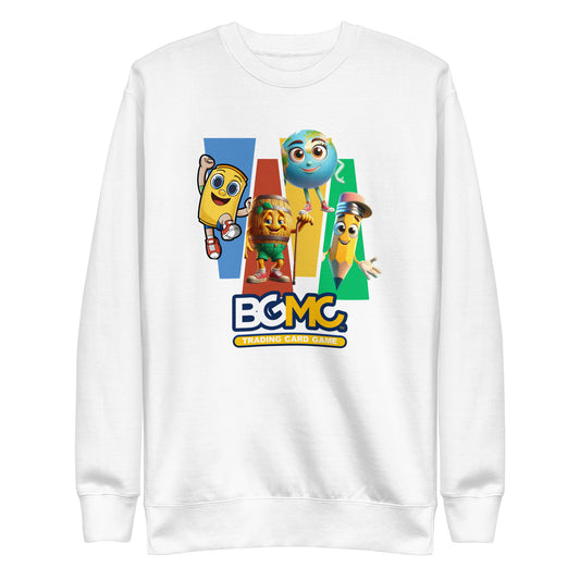 Colorful BGMC Trading Card Crew Neck